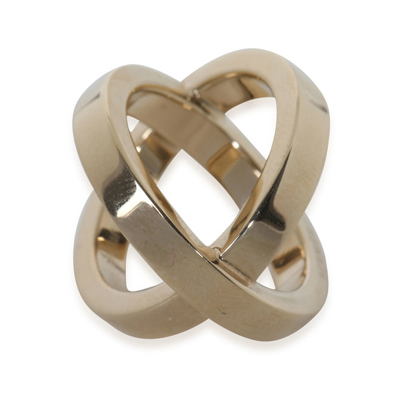 Hermès Cosmos Gold Plated Scarf Ring - Picture 2 of 4